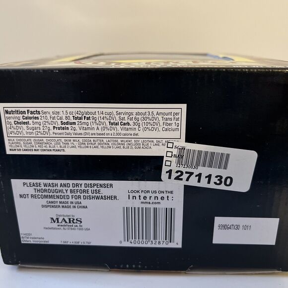 M&M’s M&M Red Nutcracker Sweet Candy Dispenser Limited Edition Holiday NIB - Picture 6 of 8